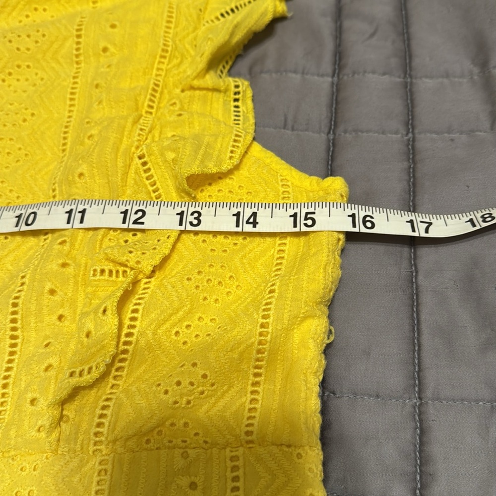 Ecowish Yellow Ruffle Midi Dress - Picture 11 of 12